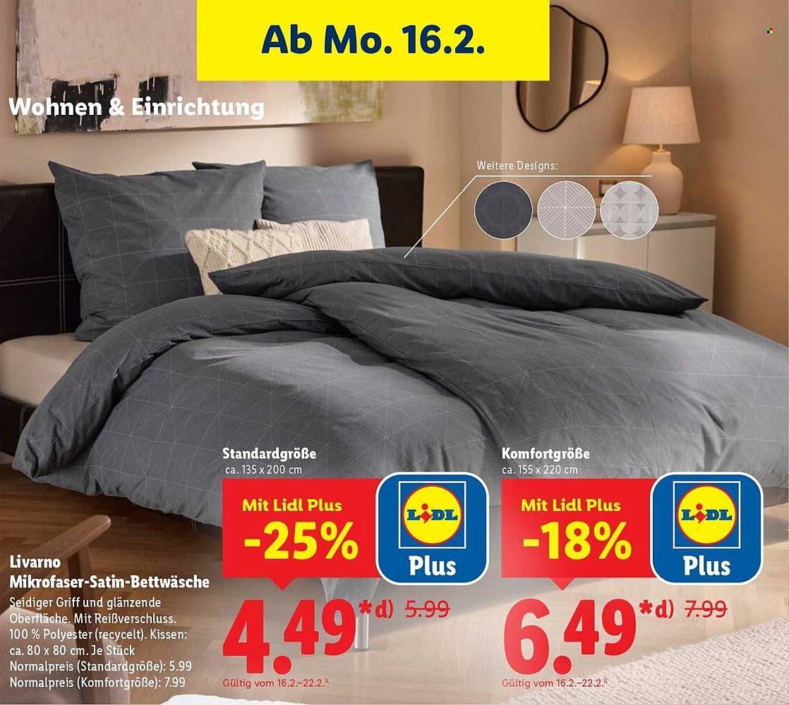 Wunderbar Lidl Bettwäsche Angebot Nächste Woche Fotos