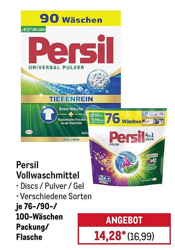 Luxus Persil 100 Wäschen Angebot Bilder