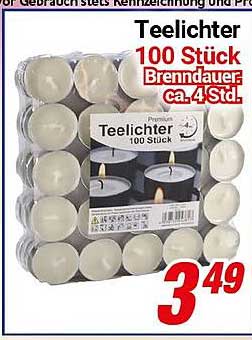 Teelichter 100 Stck Lidlnull