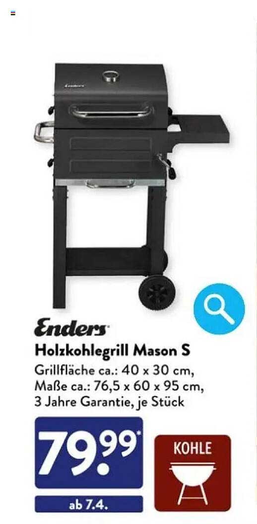Enders Holzkohegrill Mason S