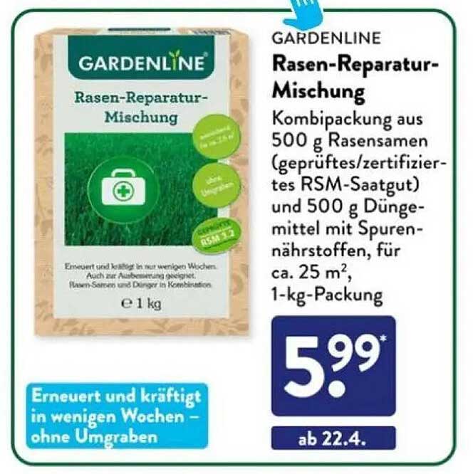 GARDENLINE Rasen-Reparatur-Mischung