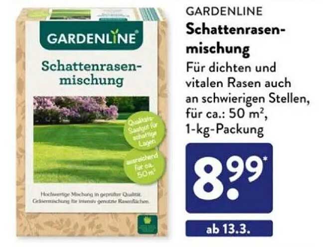 GARDENLINE Schattenrasenmischung