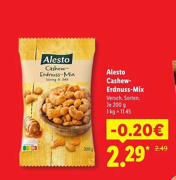 Alesto Cashew-Erdnuss-Mix