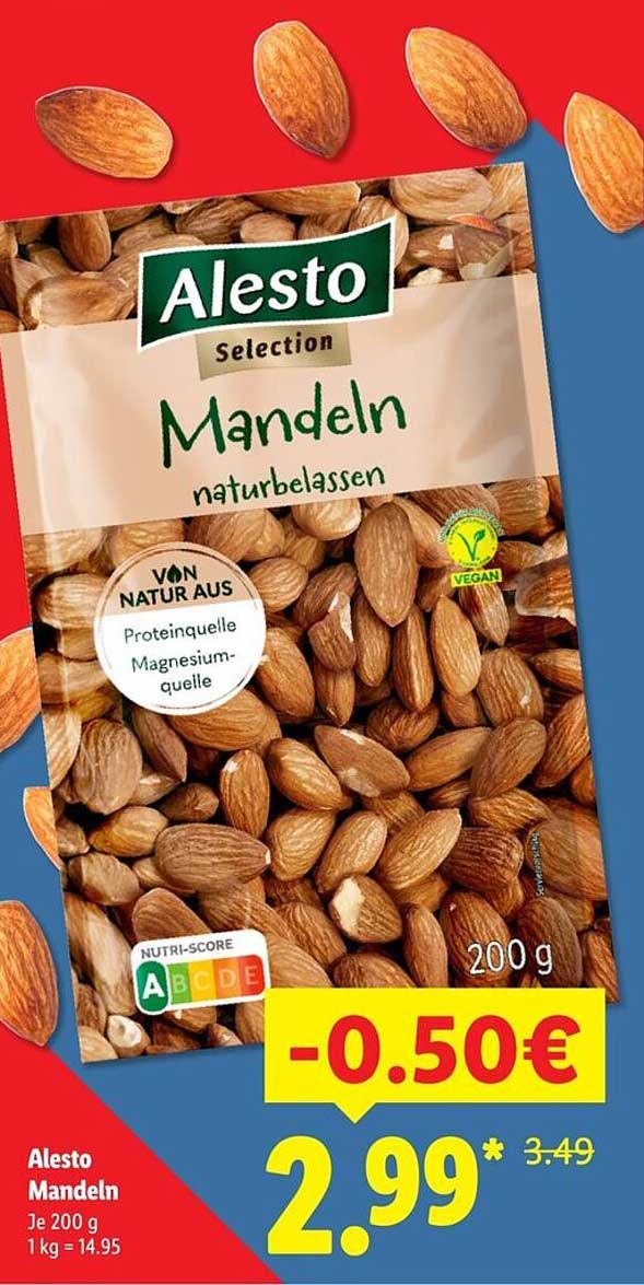 Alesto Mandeln naturbelassen