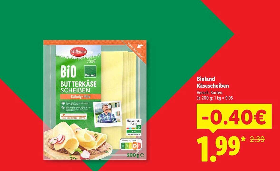 Bioland Butterkäse Scheiben Sahning-Mild