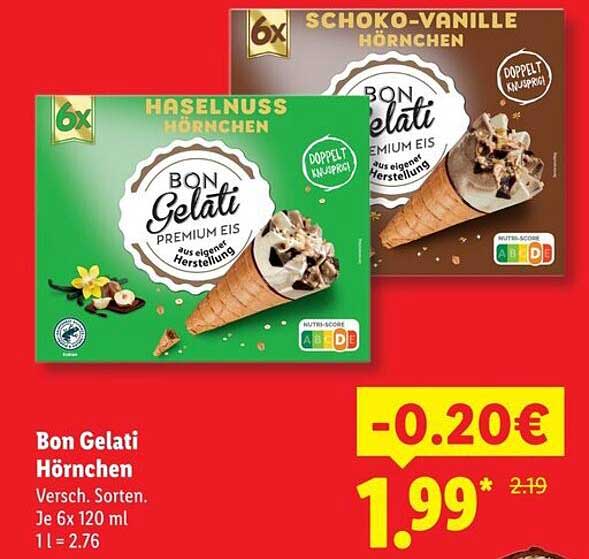 Bon Gelati Hörnchen