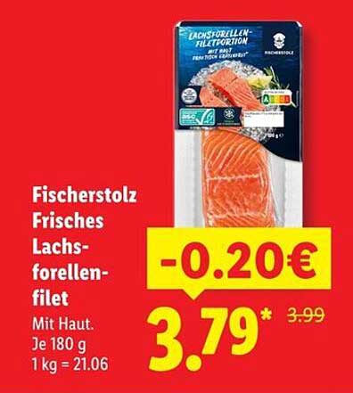 Fischerstolz Frisches Lachsforellenfilet