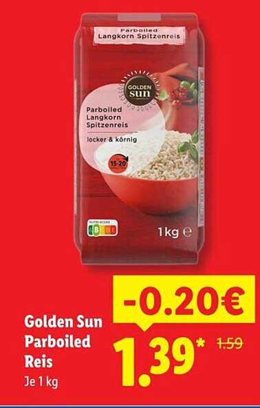 Golden Sun Parboiled Reis