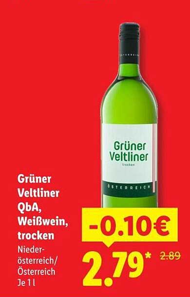 Grüner Veltliner QbA, Weißwein, trocken
