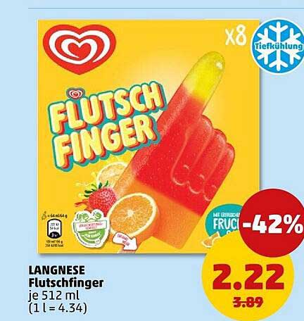 LANGNESE Flutschfinger je 512 ml