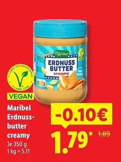 Maribel Erdussbutter creamy