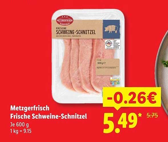 Metzgerfrisch Frische Schweine-Schnitzel