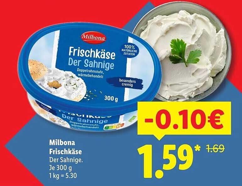 Milbona Frischkäse Der Sahnige