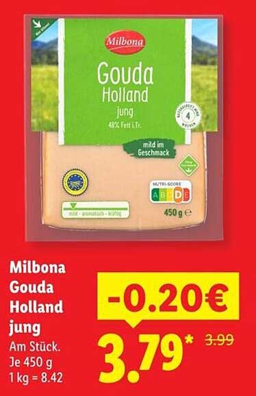 Milbona Gouda Holland jung