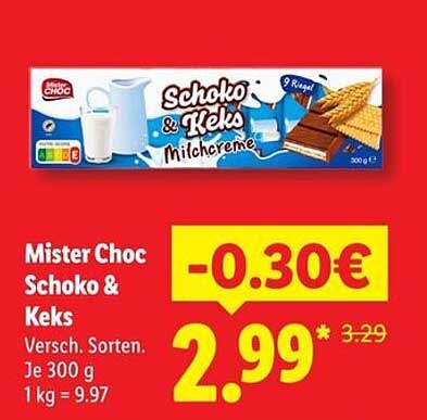 Mister Choc Schoko & Keks