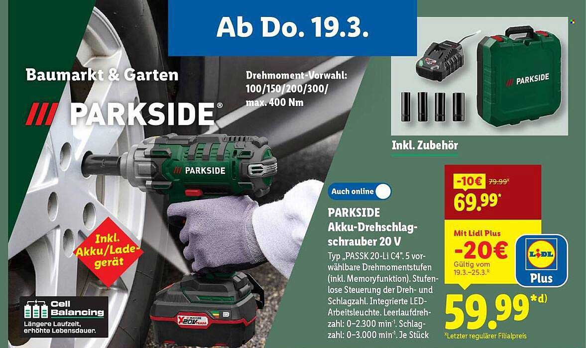 Lidl Akku Drehschlagschrauber