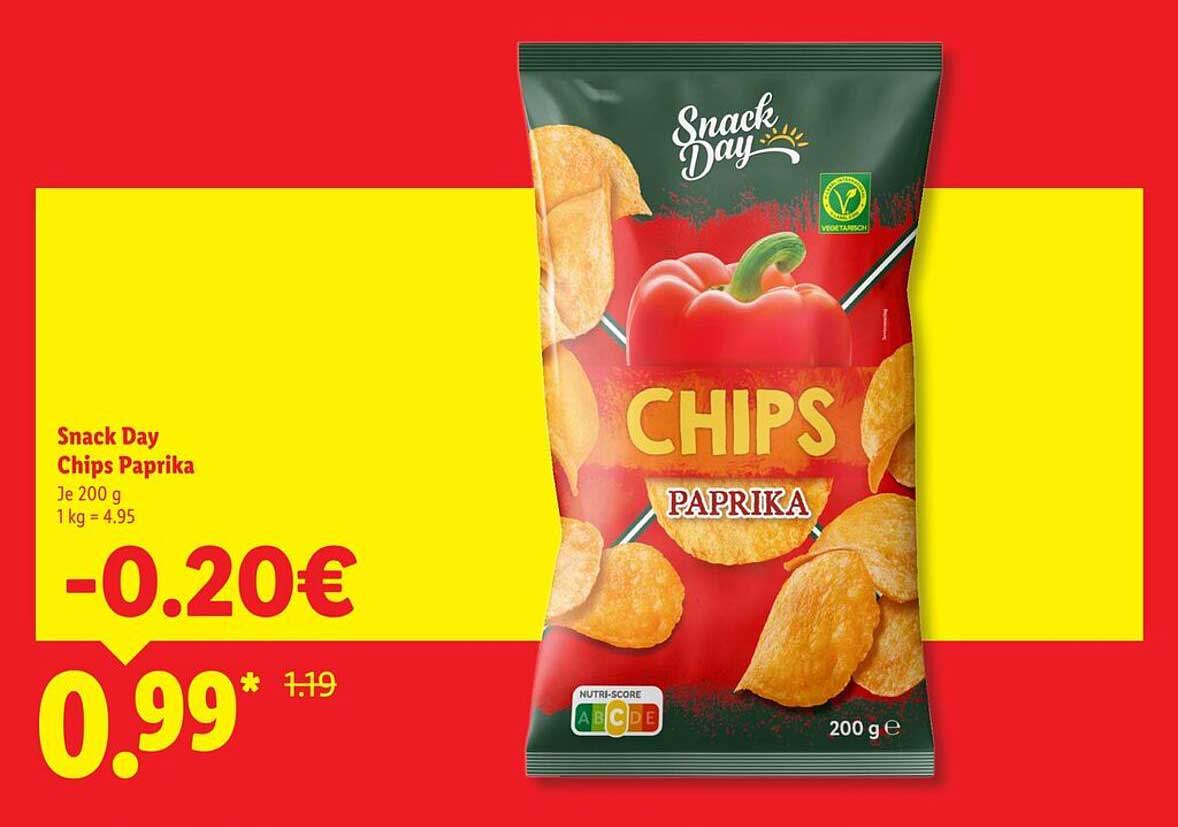 Snack Day Chips Paprika
