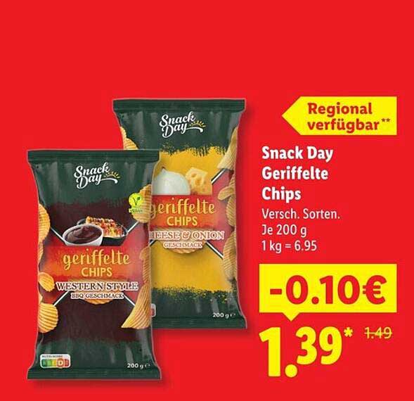 Snack Day Geriffelte Chips