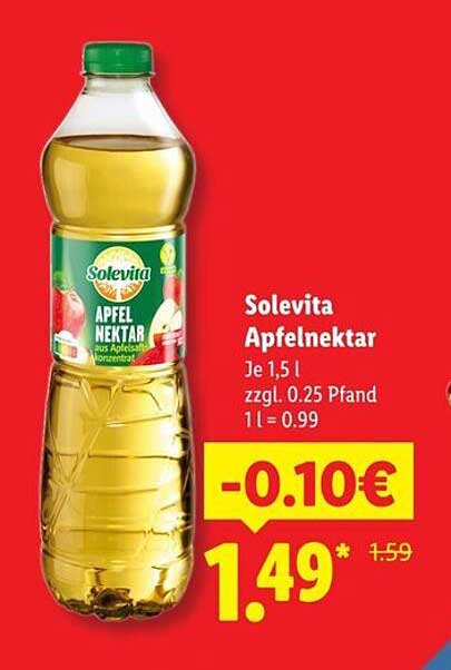 Solevita Apfelnektar