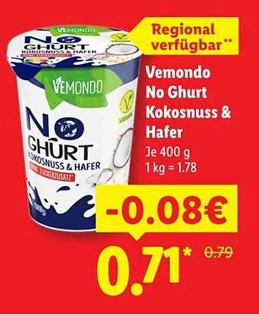 Vemondo No Ghurt Kokosnuss & Hafer