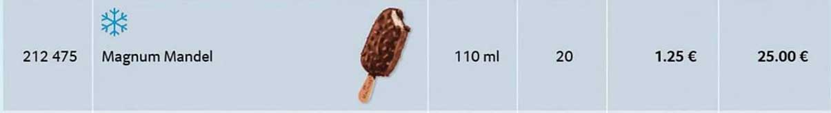 Magnum Mandel Eis 110 ml
