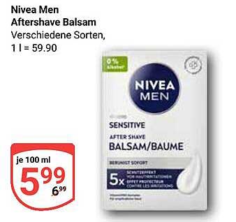 Nivea Men Aftershave Balsam Verschiedene Sorten, 1 l = 59.90