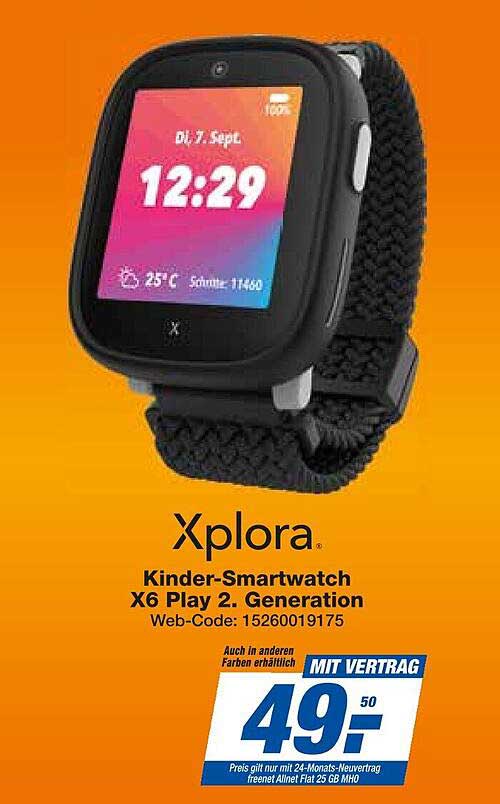 Xplora Kinder-Smartwatch X6 Play 2. Generation