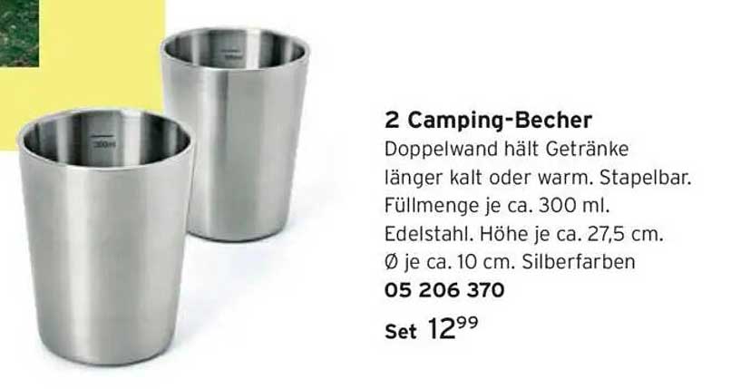 2 Camping-Becher