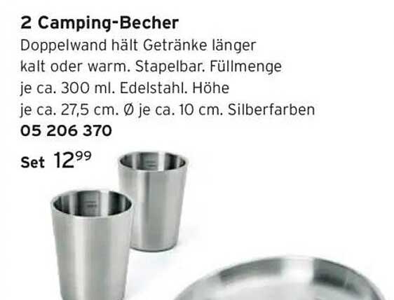 2 Camping-Becher