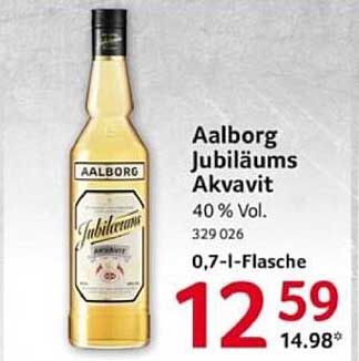 Aalborg Jubiläums Akvavit 0,7-Liter-Flasche