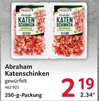 Abraham Katenschinken gewürfelt 250-g-Packung