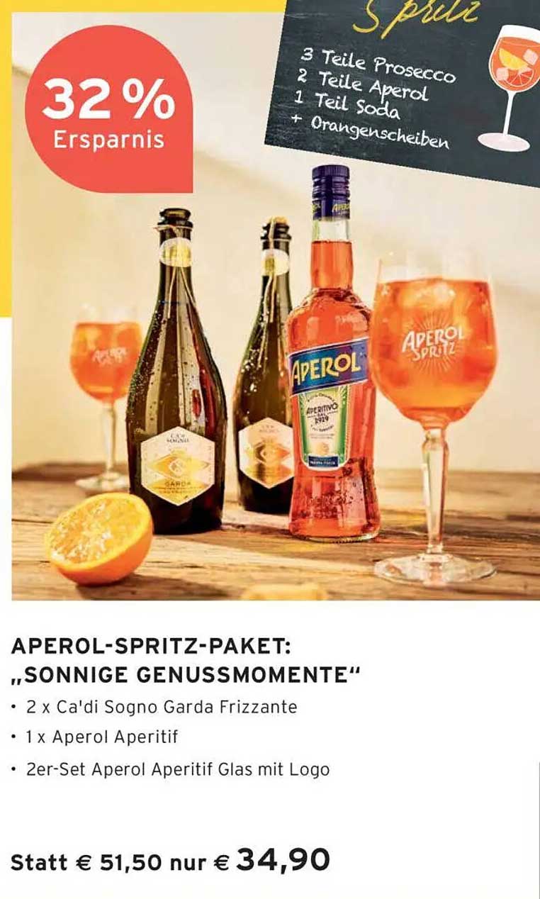 APEROL-SPRITZ-PAKET: "SONNIGE GENUSS MOMENTE"