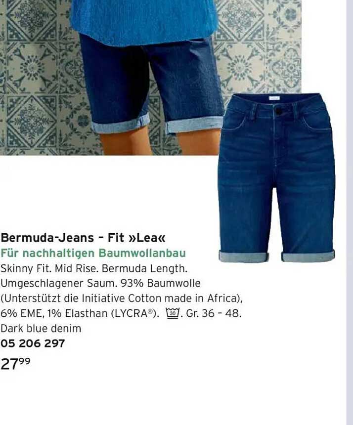 Bermuda-Jeans - Fit »Lea«