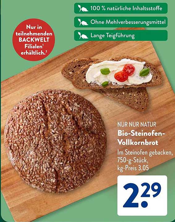 Bio-Steinofen-Vollkornbrot