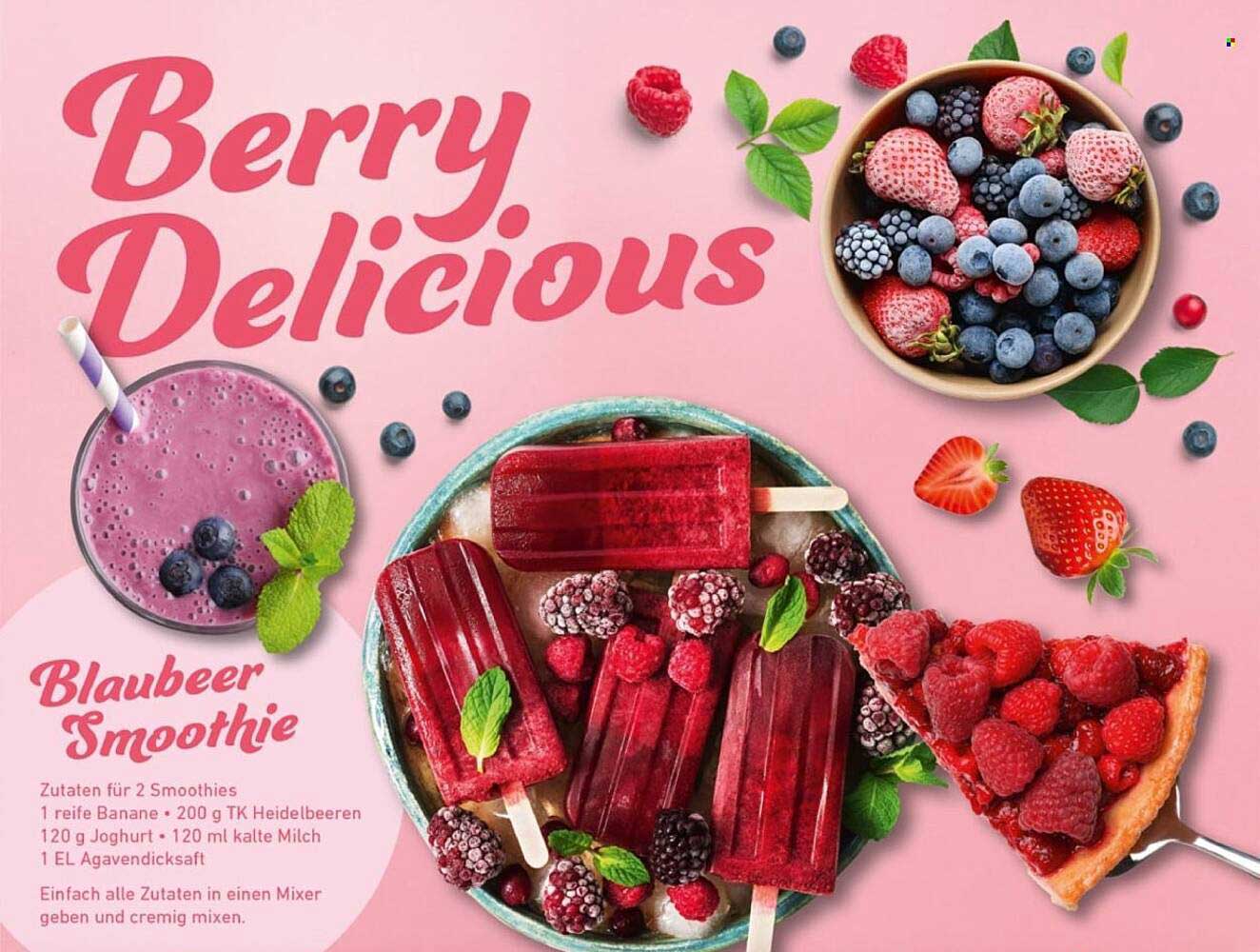 Blaubeer Smoothie - Berry Delicious