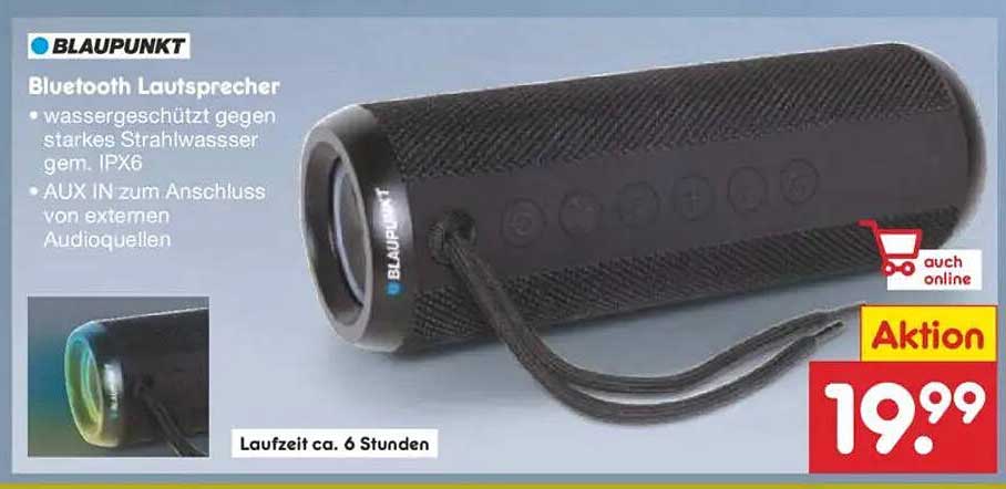 BLAUPUNKT Bluetooth Lautsprecher - Aktion!