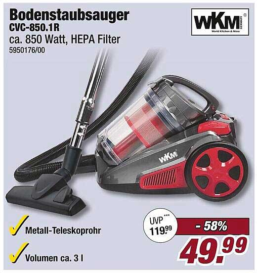 Bodenstaubsauger CVC-850.1R