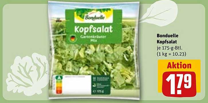 Bonduelle Kopfsalat Gartenkräuter Mix 175 g