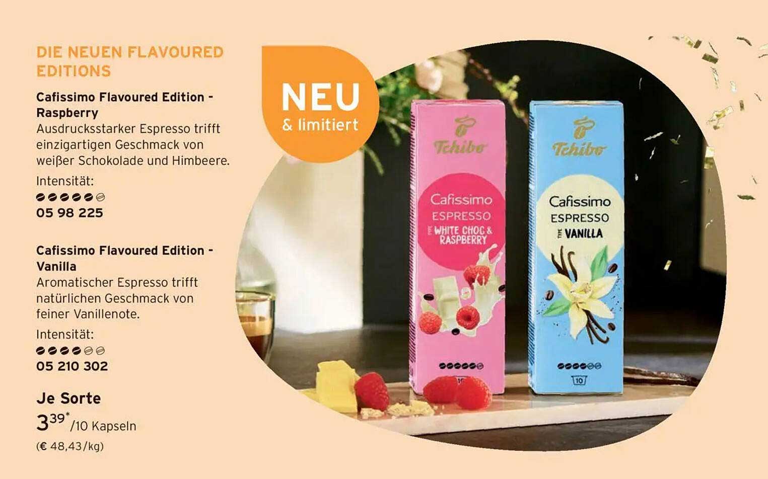 Cafissimo Flavoured Edition - Raspberry und Vanilla