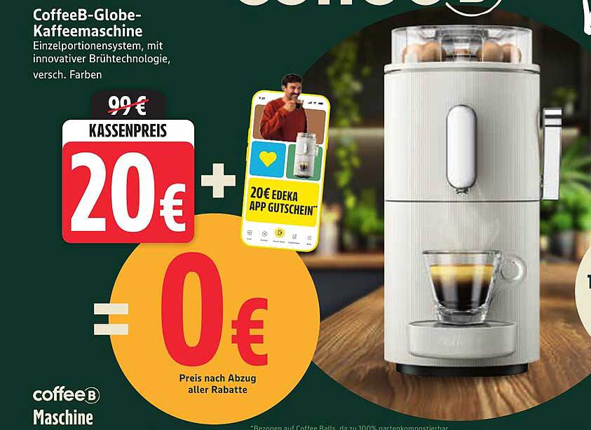 CoffeeB-Globe-Kaffeemaschine