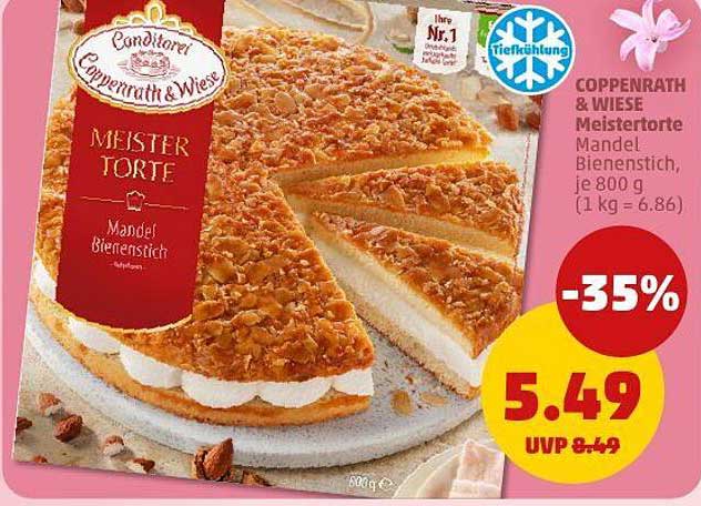 COPPENRATH & WIESE Meistertorte Mandel Bienenstich, je 800 g