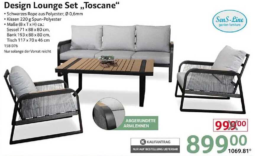 Design Lounge Set „Toscane“
