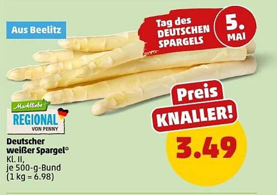 Deutscher weißer Spargel - frisch aus Beelitz
