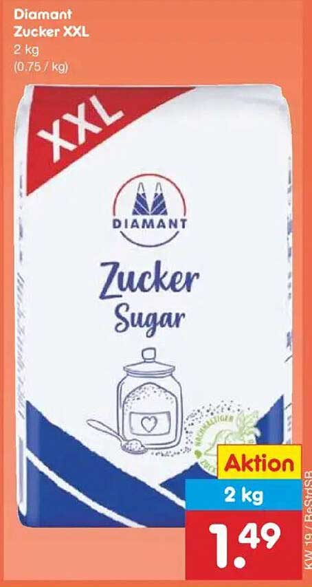 Diamant Zucker XXL 2 kg