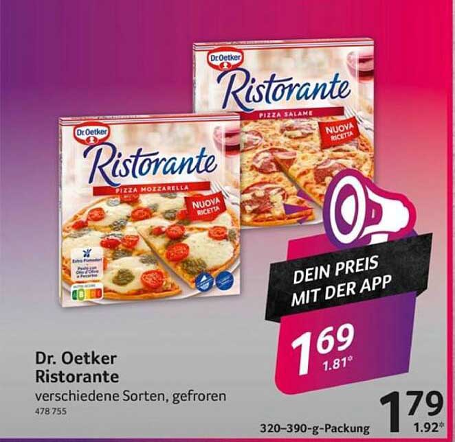 Dr. Oetker Ristorante - verschiedene Sorten, gefroren