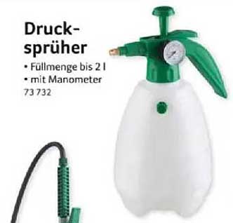 Drucksprüher mit Manometer – Füllmenge bis 2 l