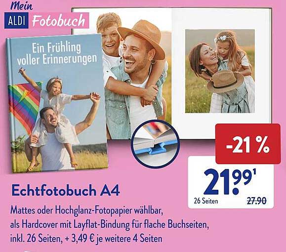 Echtfotobuch A4 - Ein Frühling voller Erinnerungen