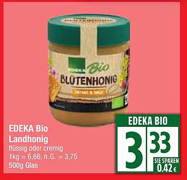 EDEKA Bio Blütenhonig 500g