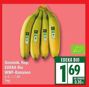 EDEKA Bio WWF-Bananen – Frische aus der Dominikanischen Republik