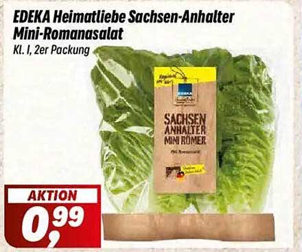 EDEKA Heimatliebe Sachsen-Anhalter Mini-Romansalat, 2er Packung